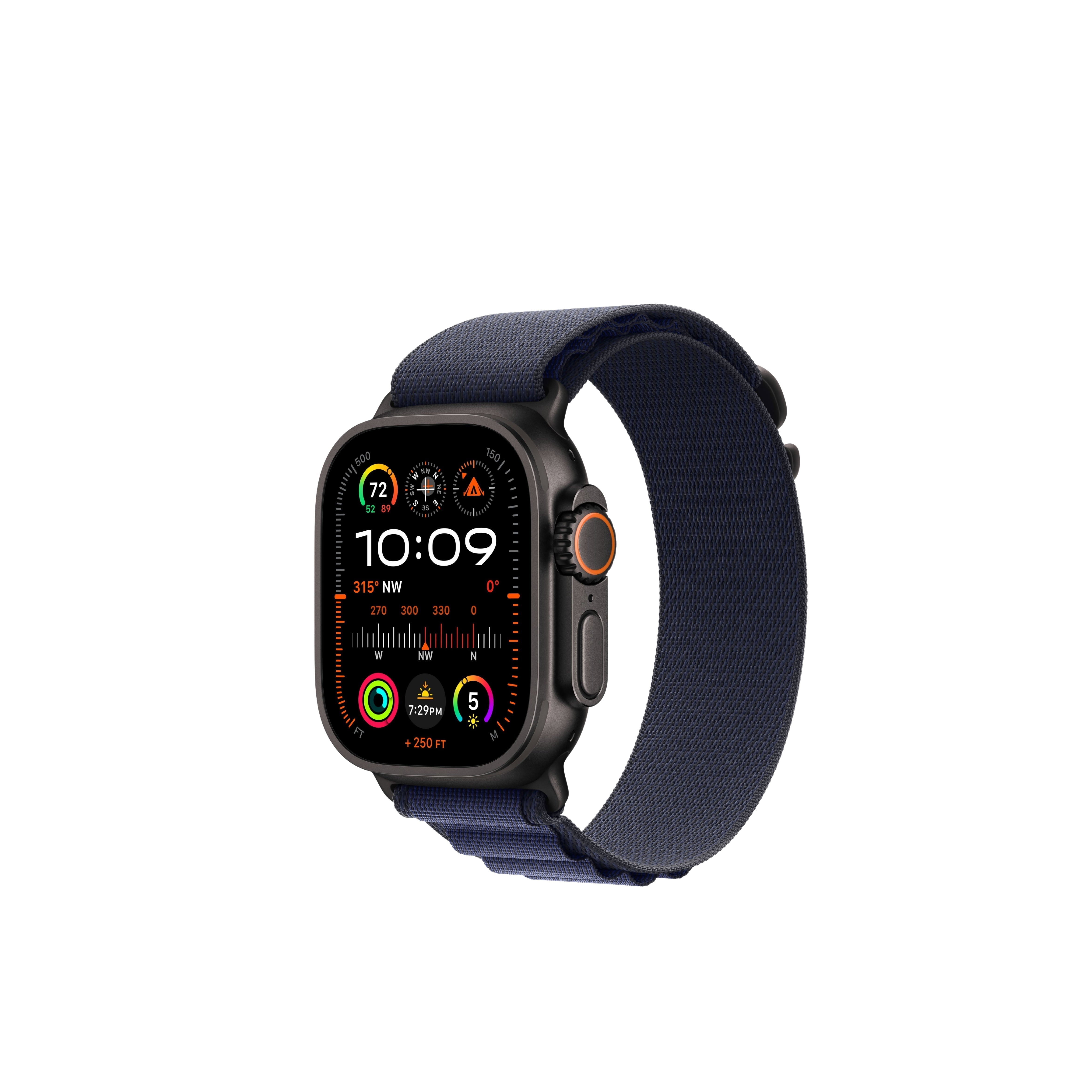 Apple Watch Ultra 2 Black Titanium Case Alpine Loop.