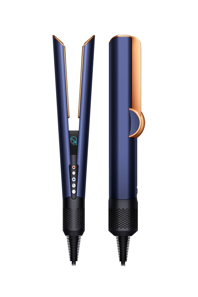 Dyson Airstrait™ straightener in Strawberry bronze and Blush pink