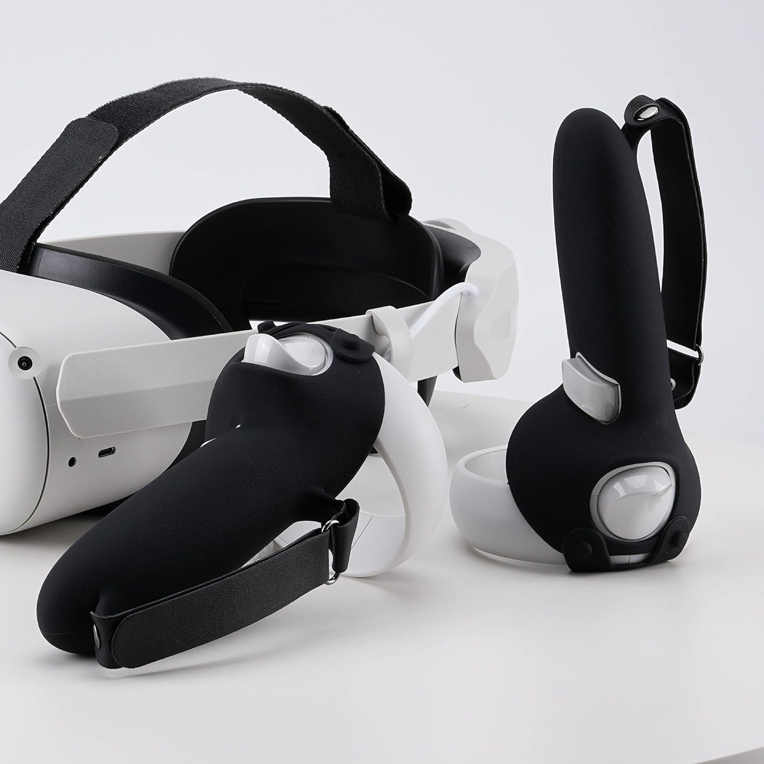 Blupebble Elite Silicone Hand Grip Cover Made for Meta Quest 2