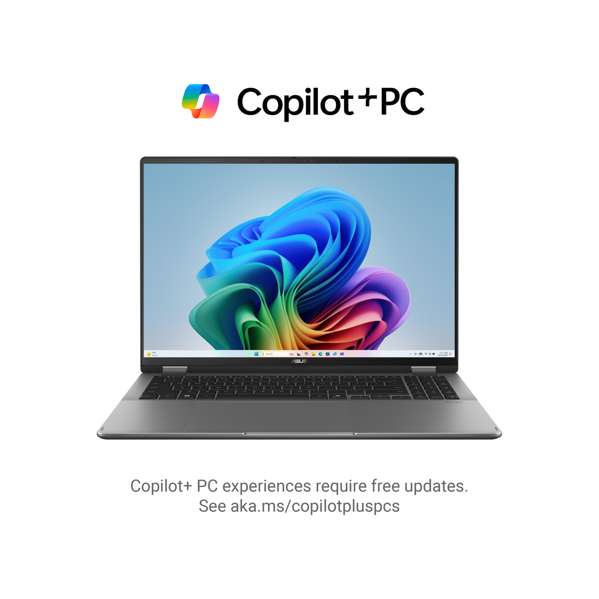 ASUS Vivobook 16 Flip (TP3607) RTX 50 Series Copilot+ PC Laptop Matte Gray