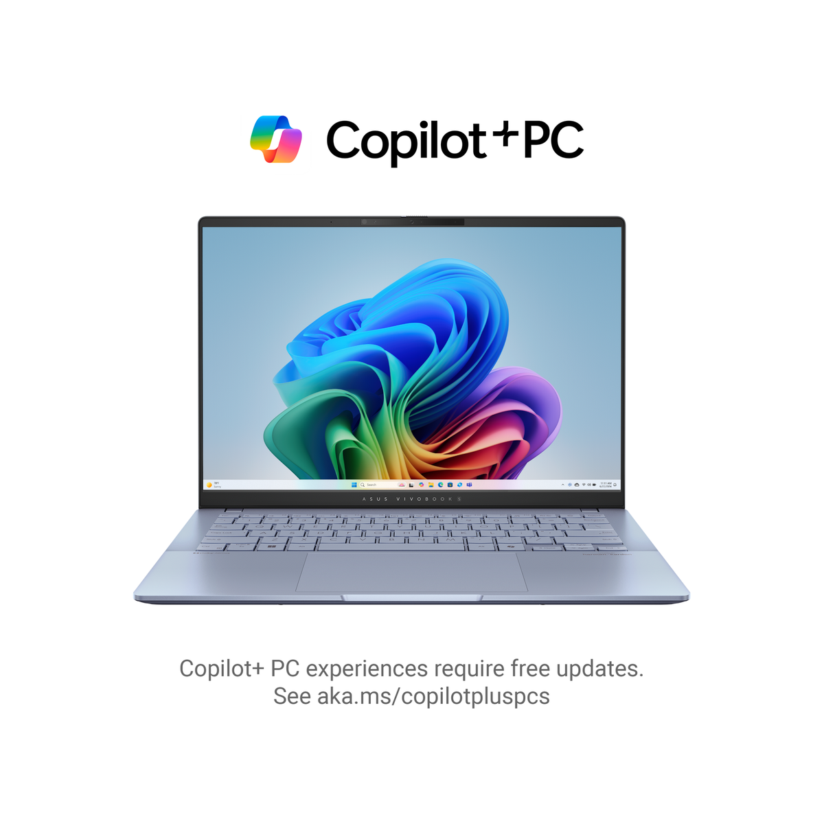 ASUS Vivobook S 14 (S5406) Copilot+ PC Laptop Mist Blue