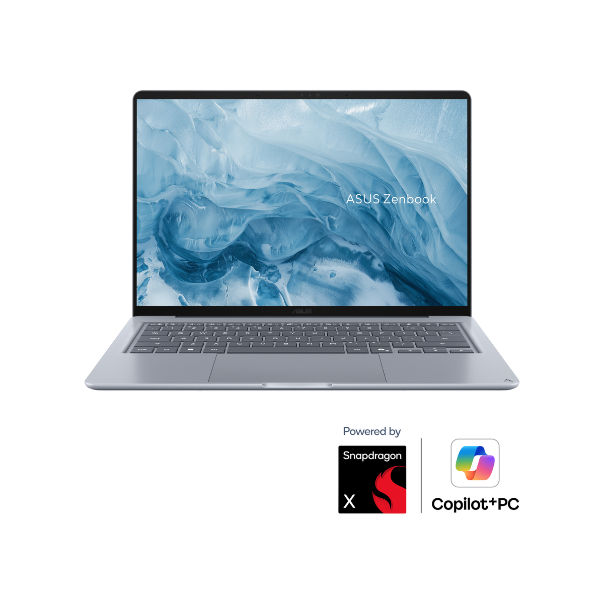 ASUS Zenbook 14 (UX3480, Snapdragon) Copilot+ PC Laptop Arctic Blue