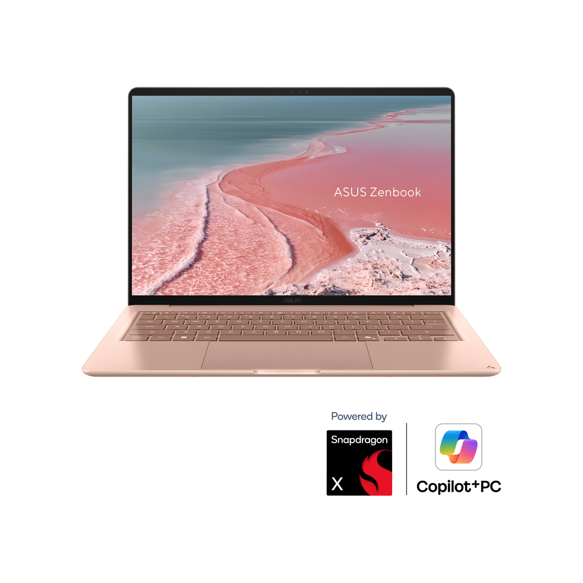 ASUS Zenbook 14 (UX3480, Snapdragon) Copilot+ PC Laptop Komodo Coral
