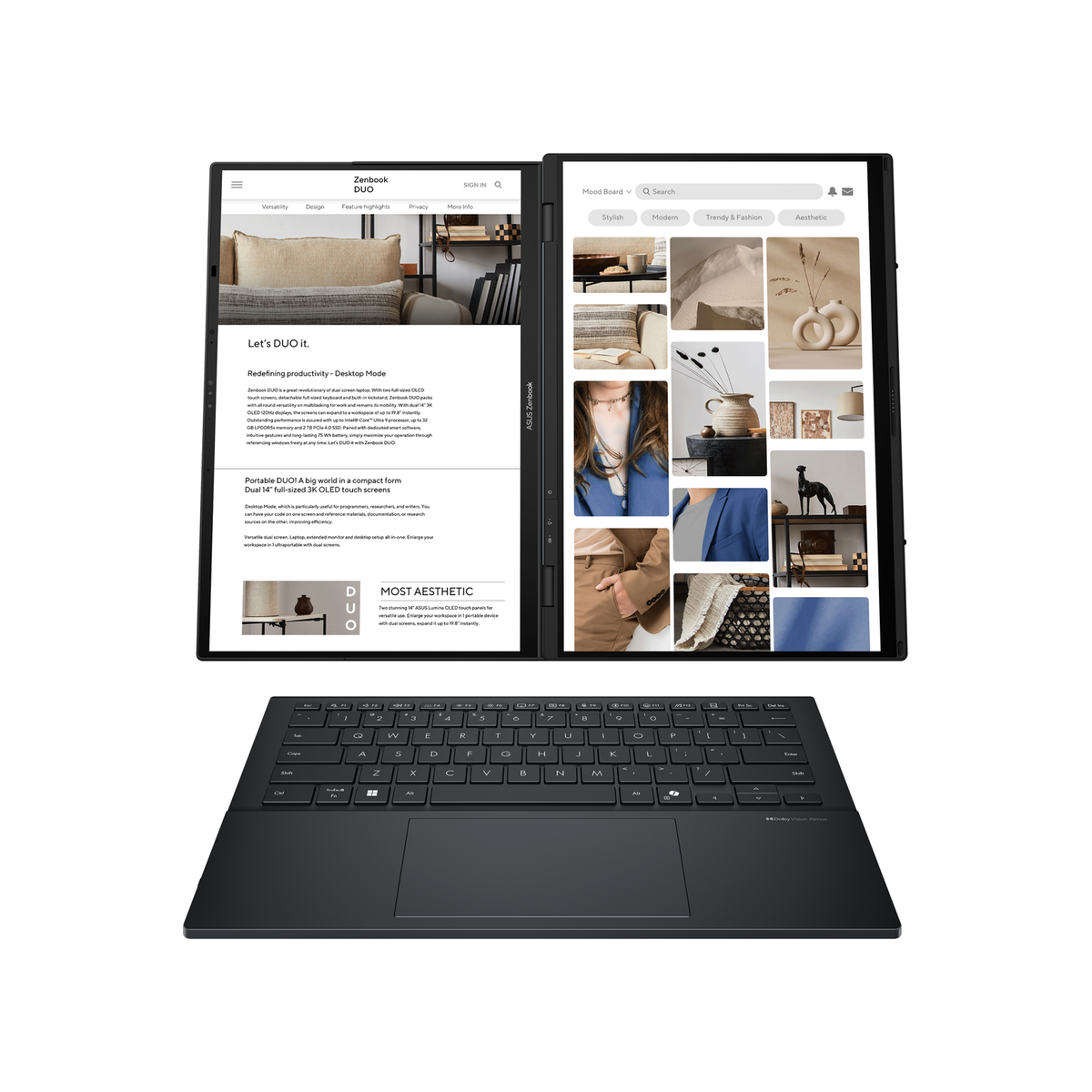 ASUS Zenbook DUO (UX8406) Laptop Inkwell Gray