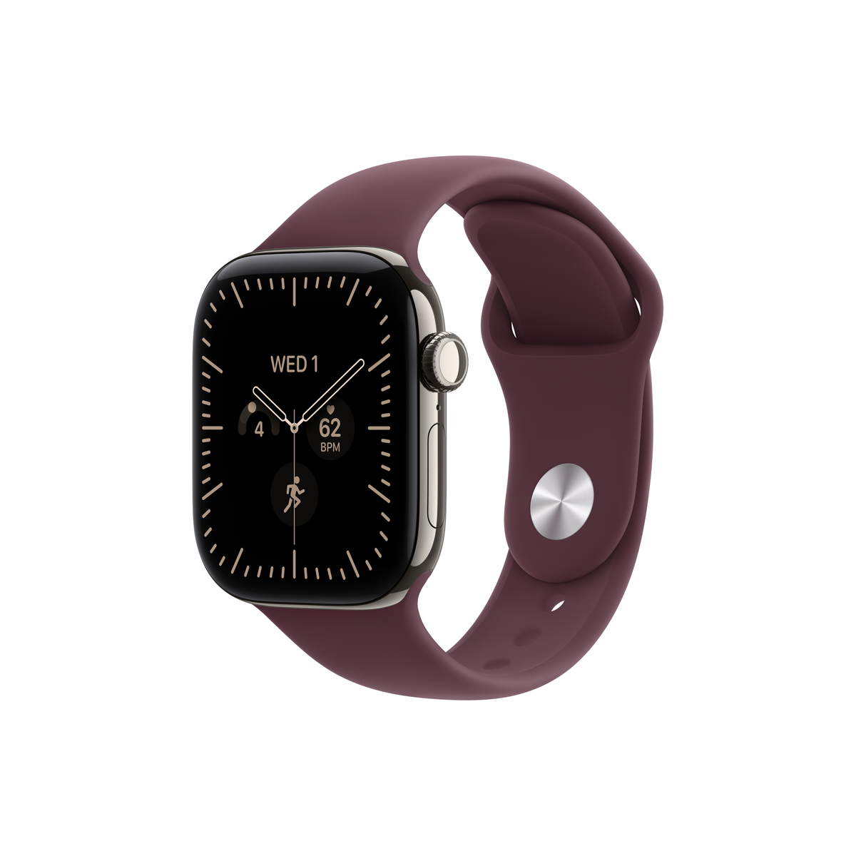 Apple Watch Series 12 — Titanium, Sport Band