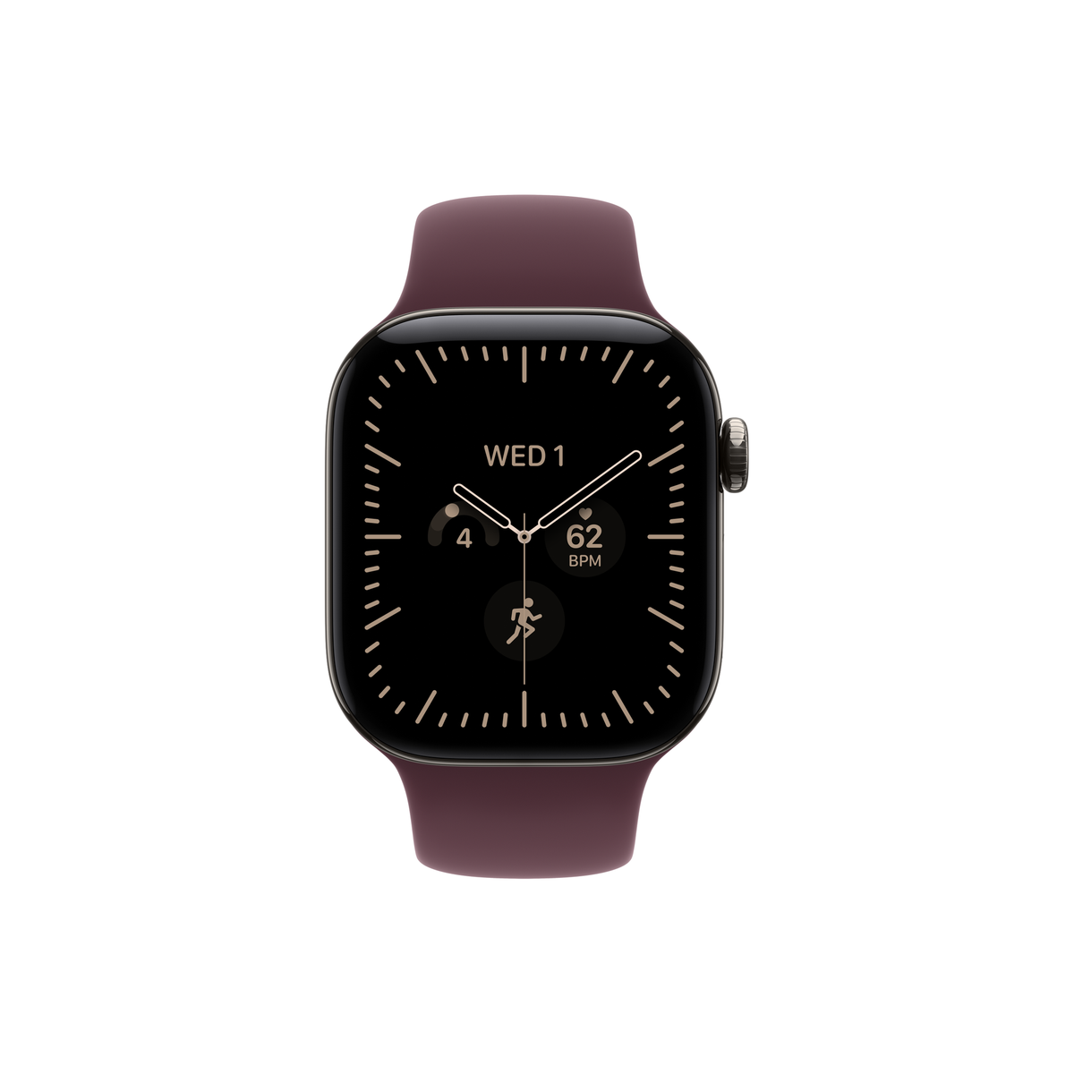 Apple Watch Series 12 — Titanium, Sport Band