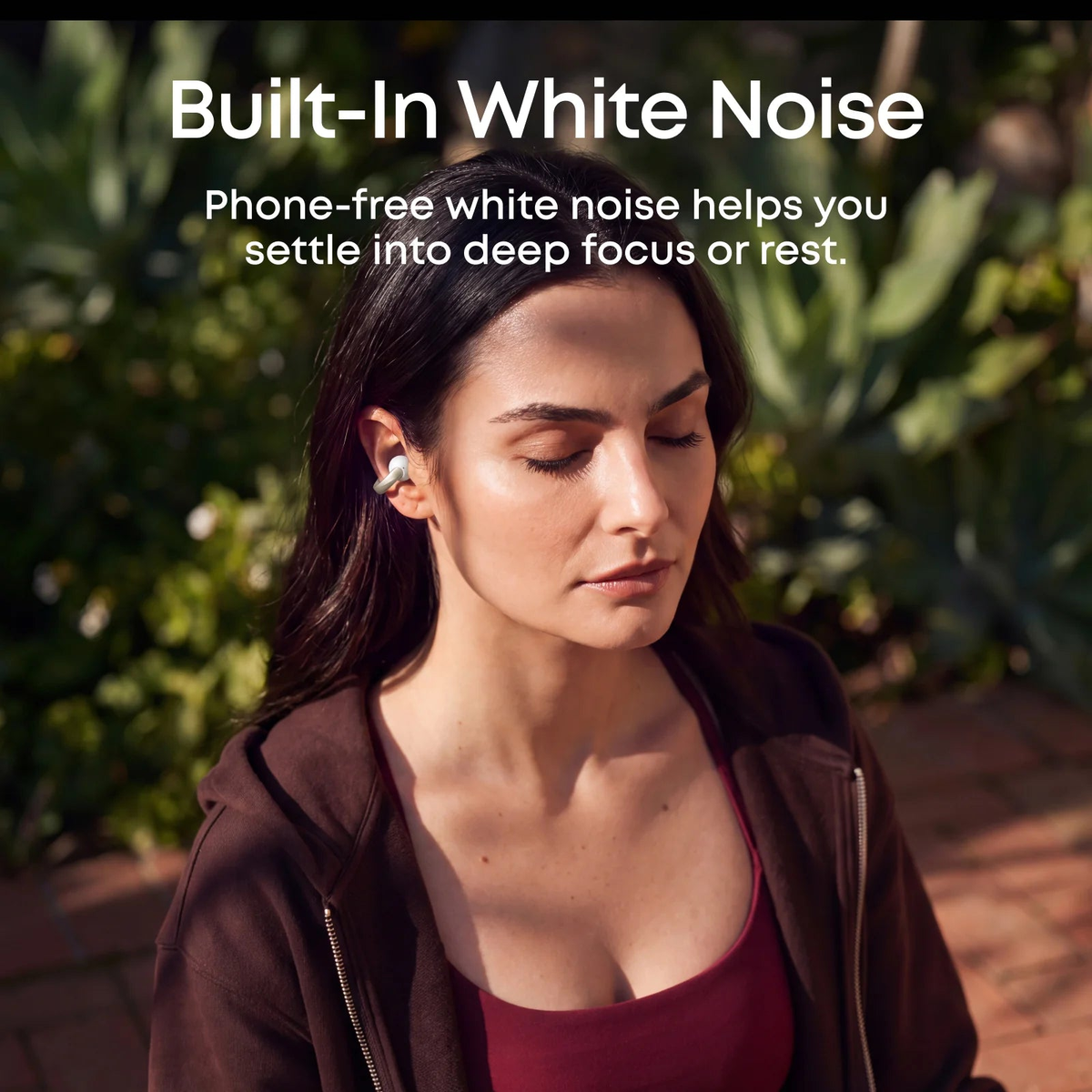 Anker Soundcore AeroClip 2 Open-Ear Clip-On Earbuds Cloud White