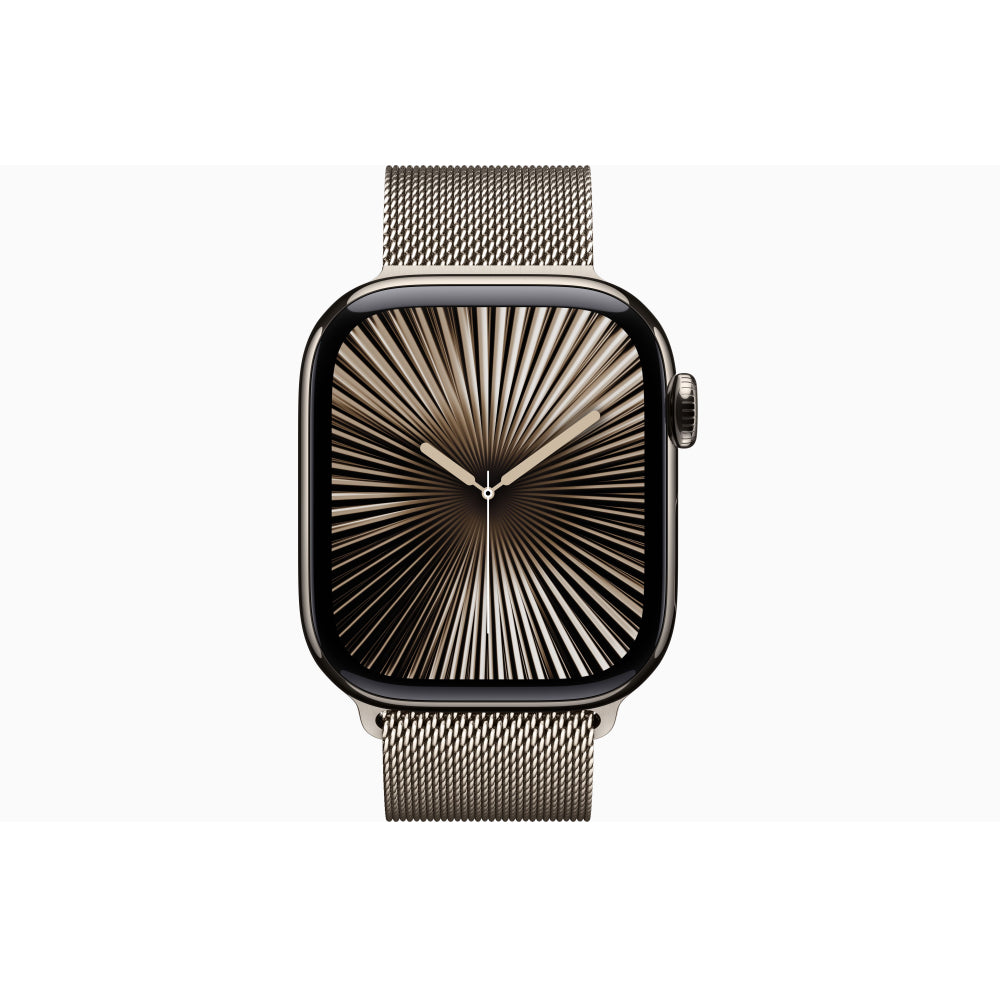 Apple Watch Series 10 42mm Titanium Case Milanese Loop