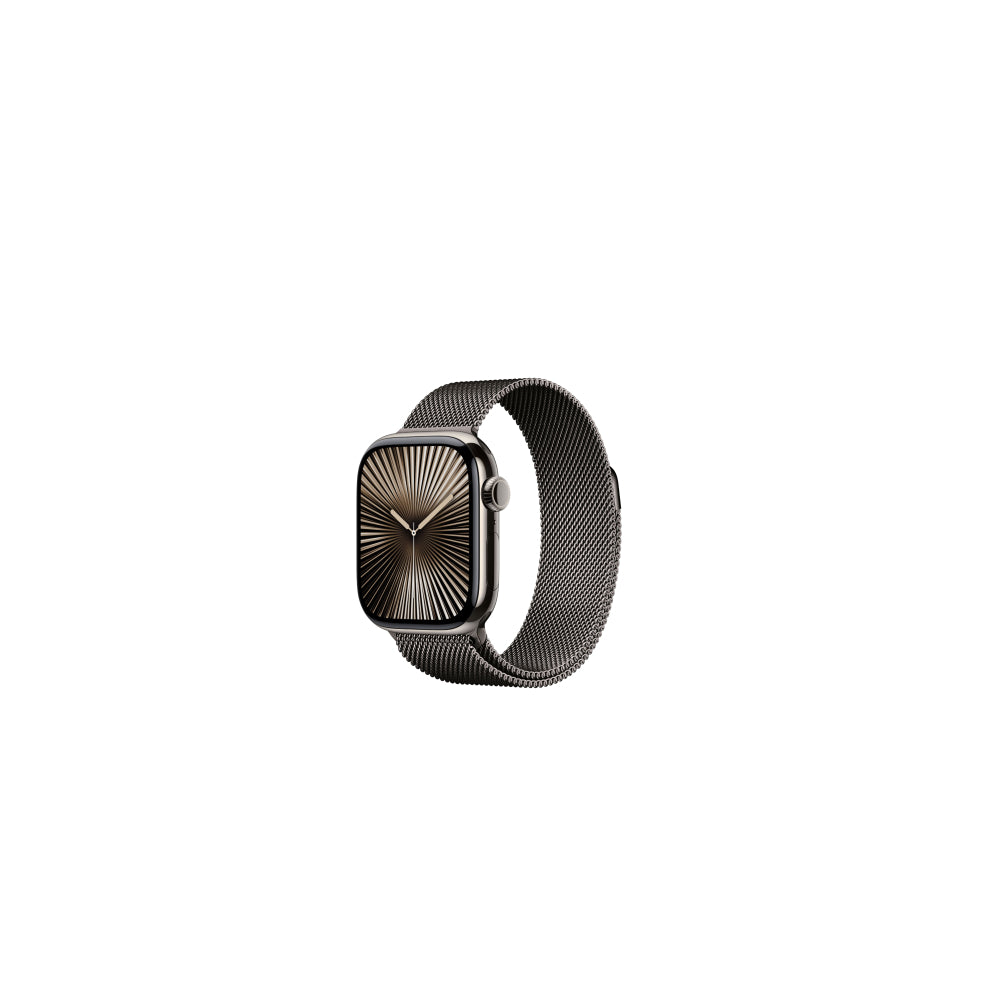 Apple Watch Series 10 42mm Titanium Case Milanese Loop