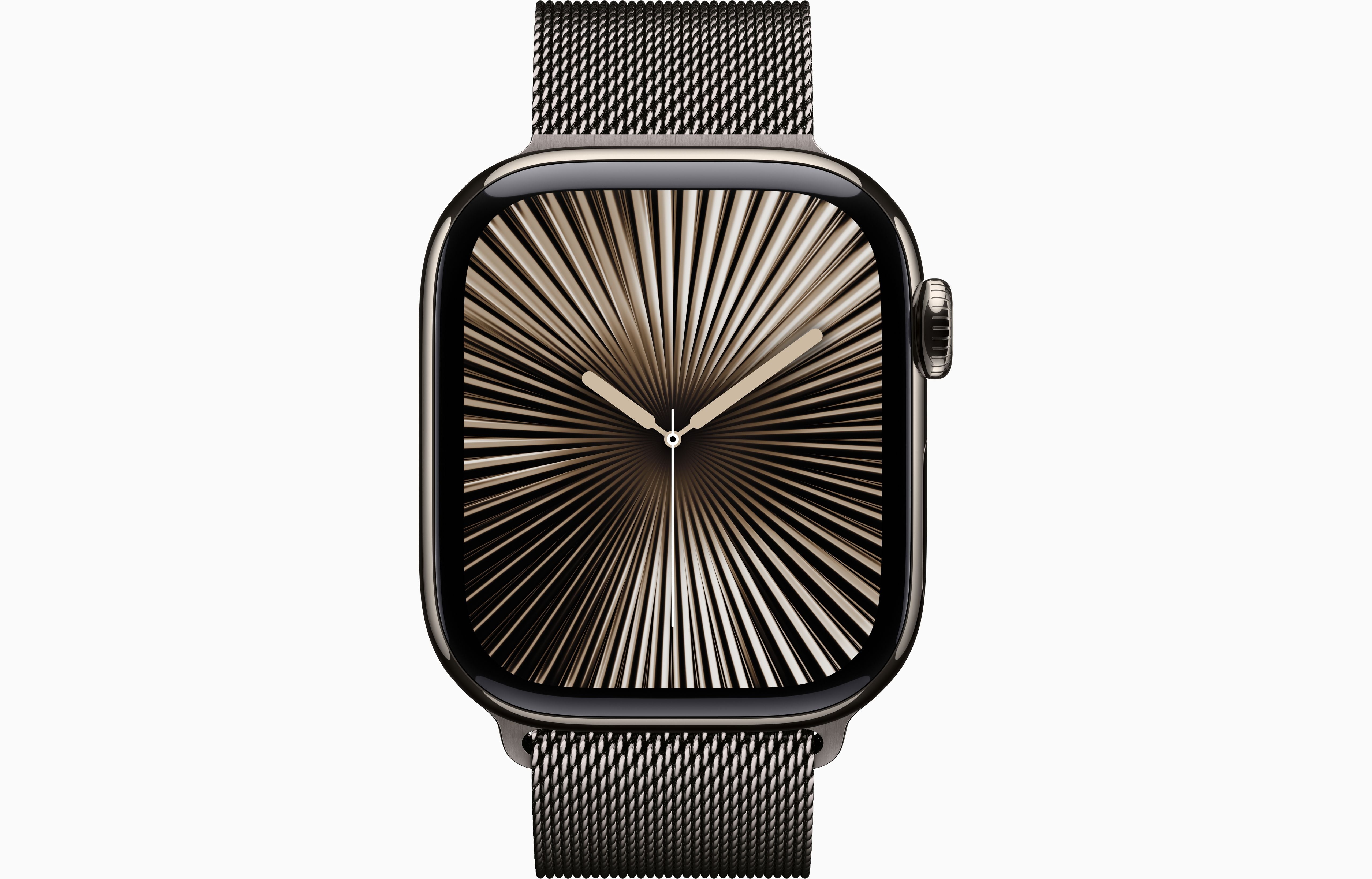 Apple Watch Series 10 46mm Titanium Case Milanese Loop