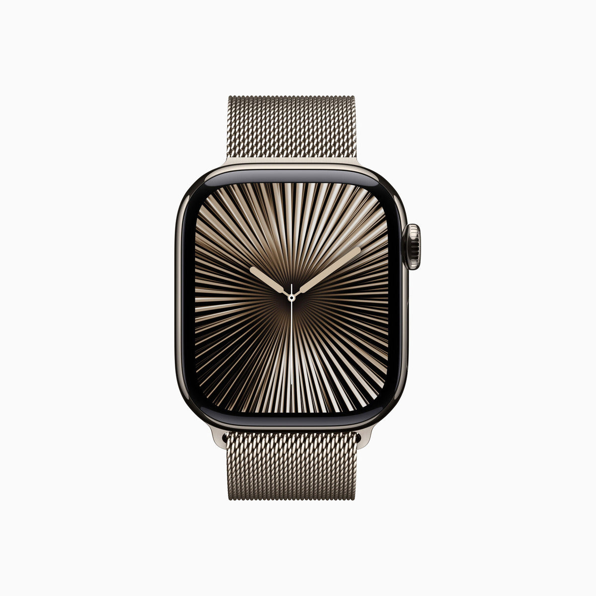 Apple Watch Series 10 46mm Titanium Case Milanese Loop