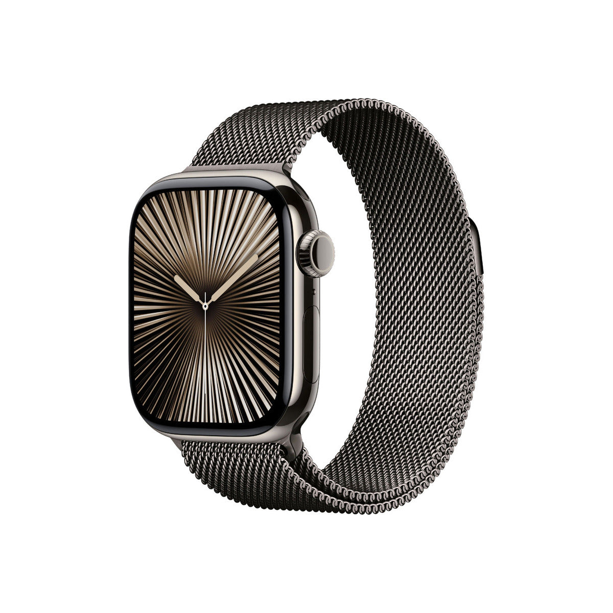 Apple Watch Series 10 46mm Titanium Case Milanese Loop