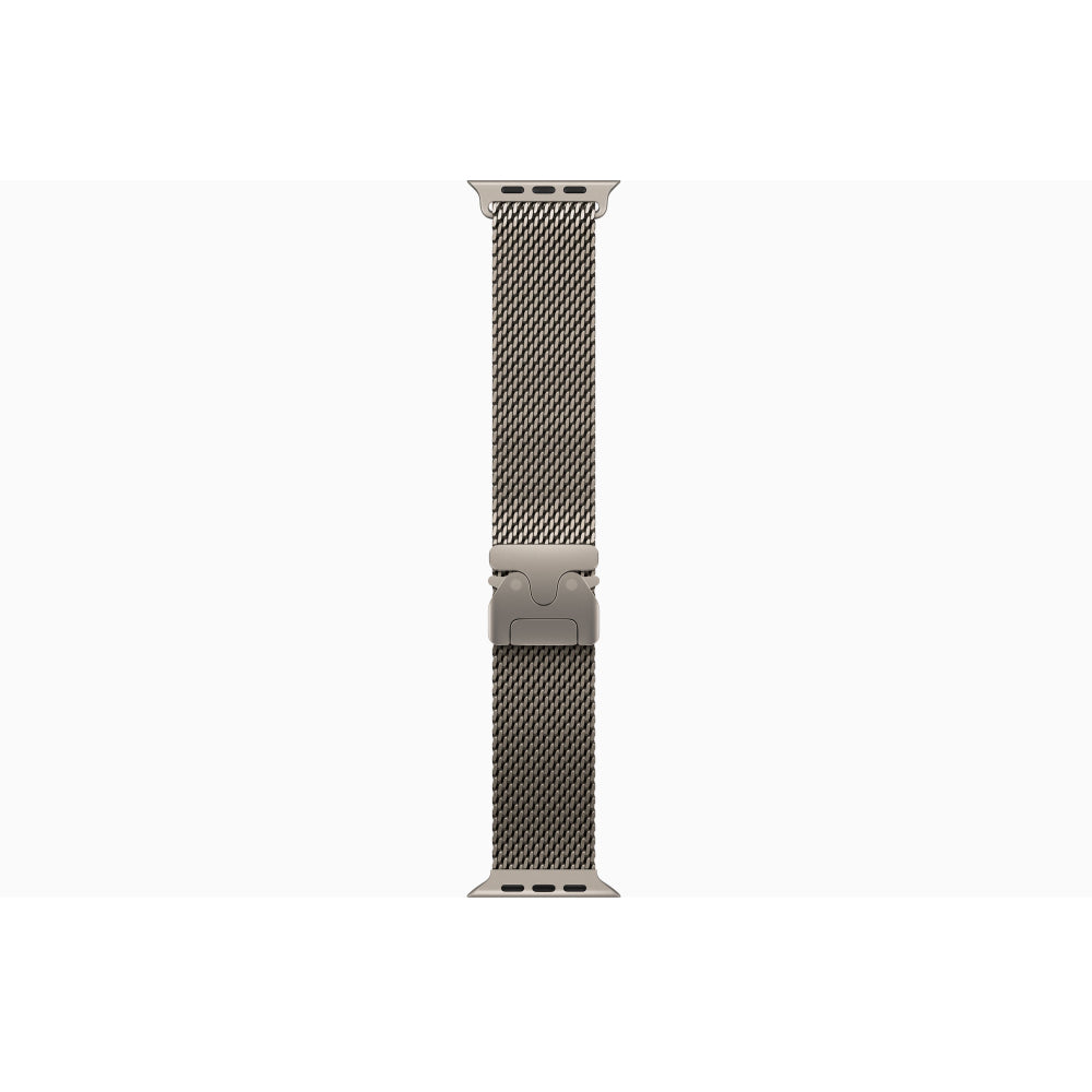 Apple Watch Ultra 3 Natural Titanium Case Milanese Loop