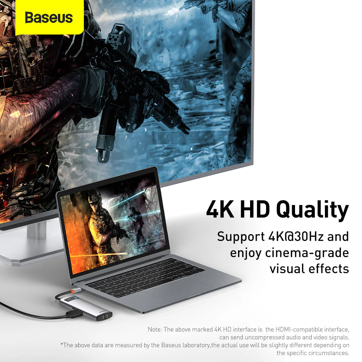 Baseus Metal Gleam Series 6-in-1 Multifunctional Type-C HUB Docking Station(Type-C to HDMI*1+USB3.0*3+PD*1+VGA*1) Default