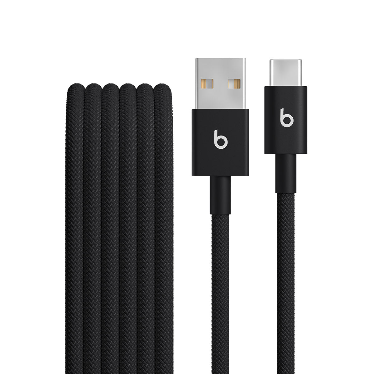 Beats USB-A to USB-C Woven Cable (1.5 m) – Bolt Black