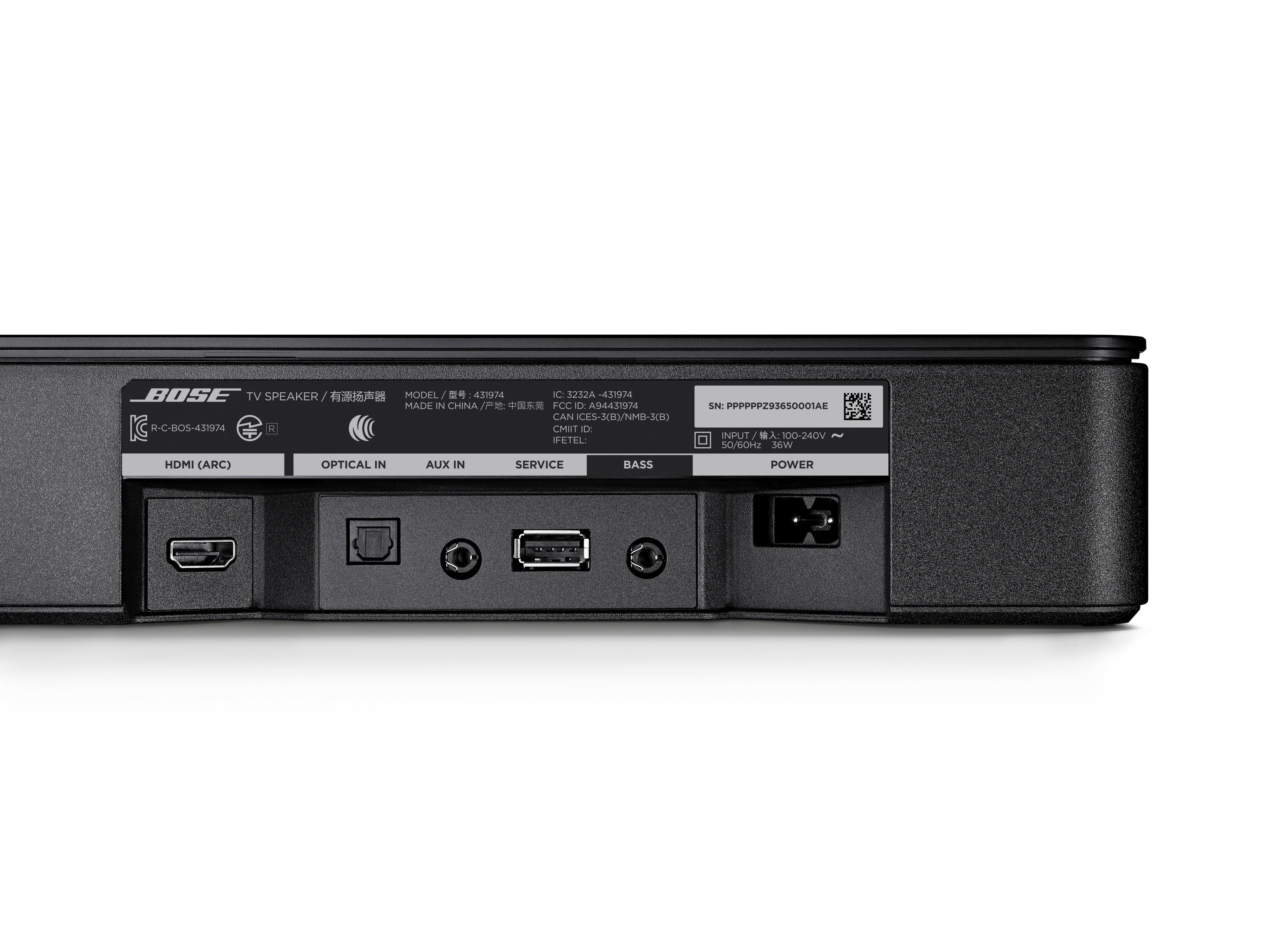 Bose TV Speaker - Bose Black