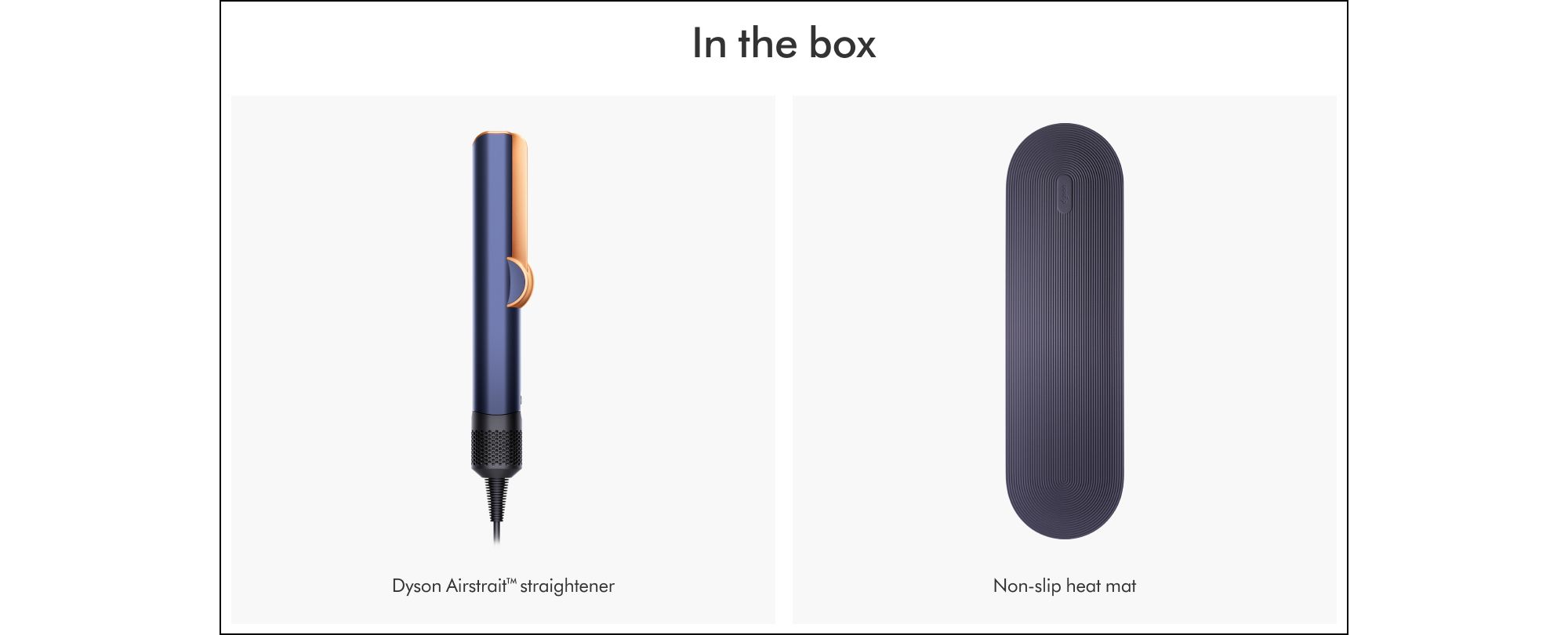 Dyson Airstrait Straightener Prussian Blue/Copper