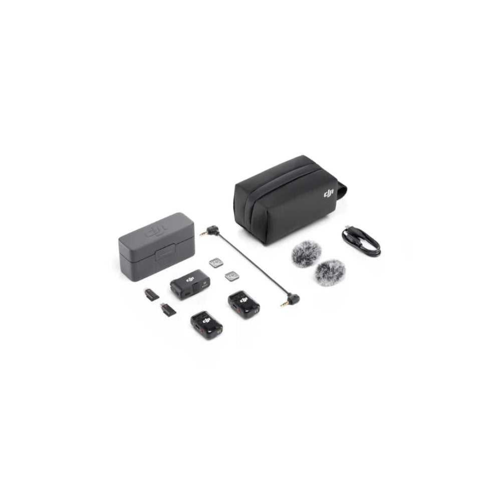 DJI Mic 2 - Dual Wireless Microphone (2TX+1RX+Charging Case)