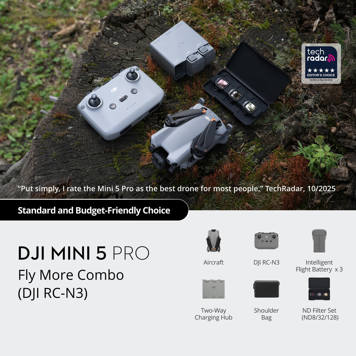 DJI Mini 5 Pro Fly More Combo with DJI RC-N3