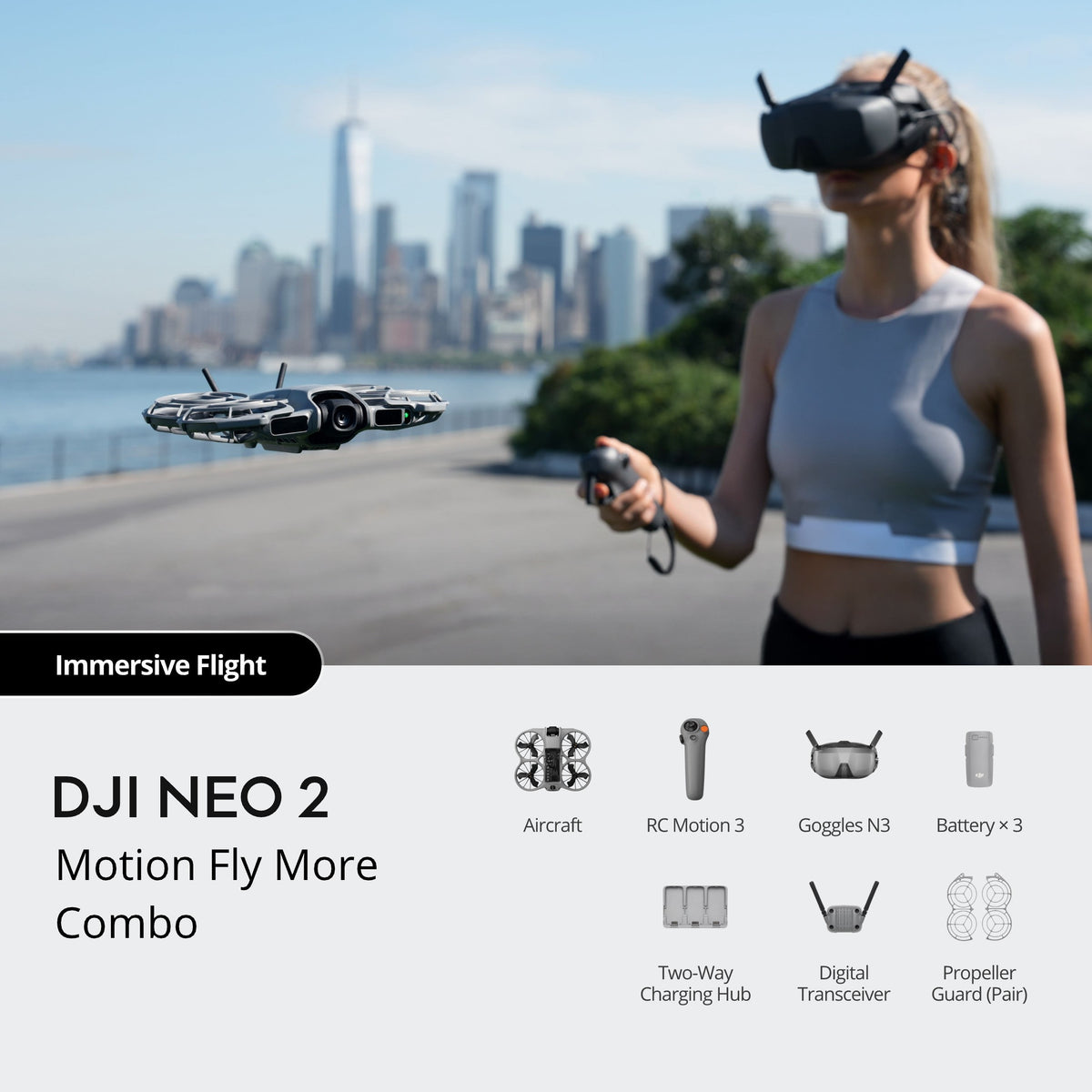 DJI Neo 2 Drone Motion Fly More Combo