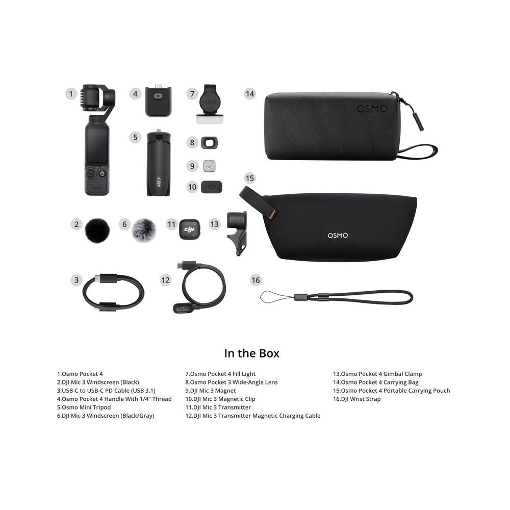 DJI Osmo Pocket 4 Creator Combo