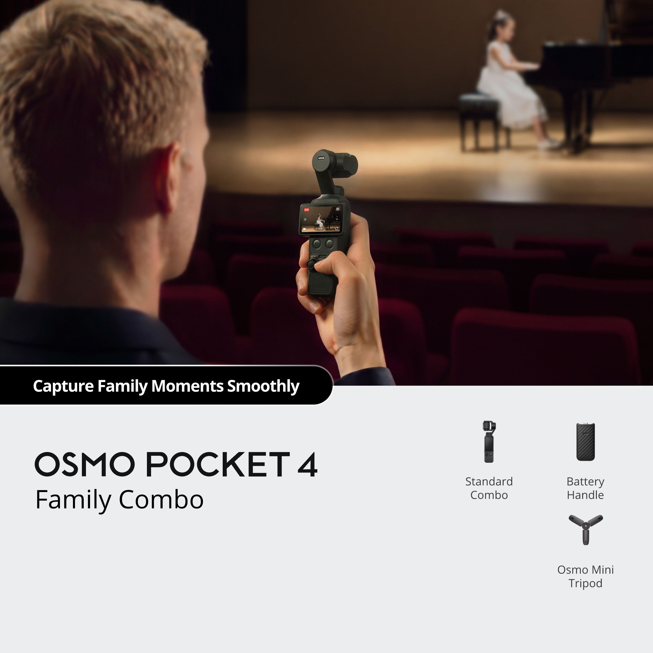 DJI Osmo Pocket 4 Family Combo