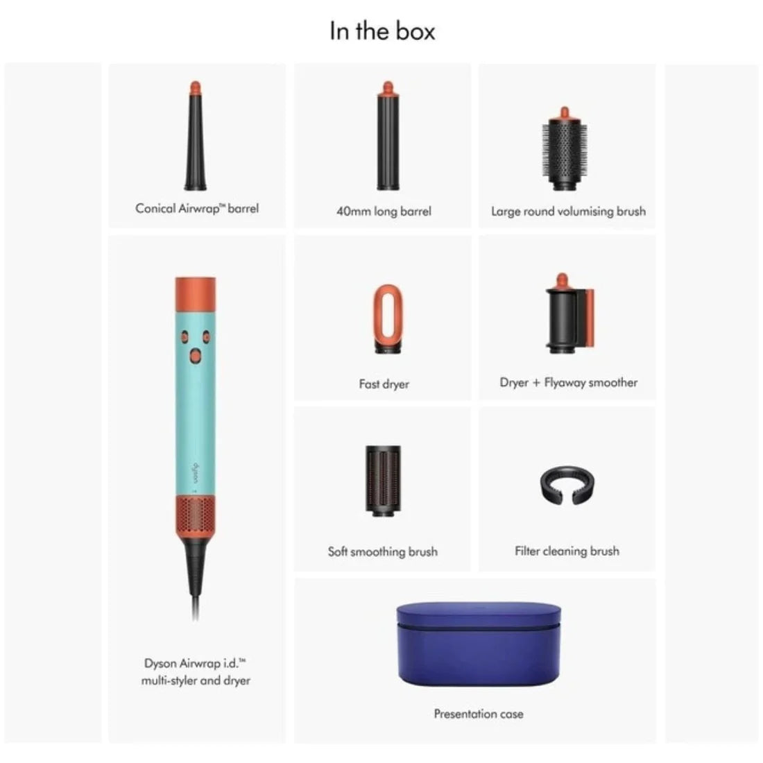 Dyson Airwrap i.d. Straight+Wavy Multi-styler and Dryer - Ceramic Patina/Topaz