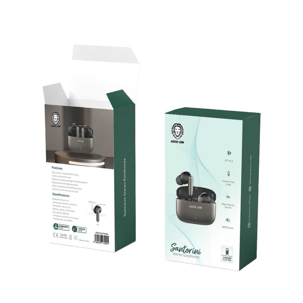 Green Audio Artist Stereo Earphones