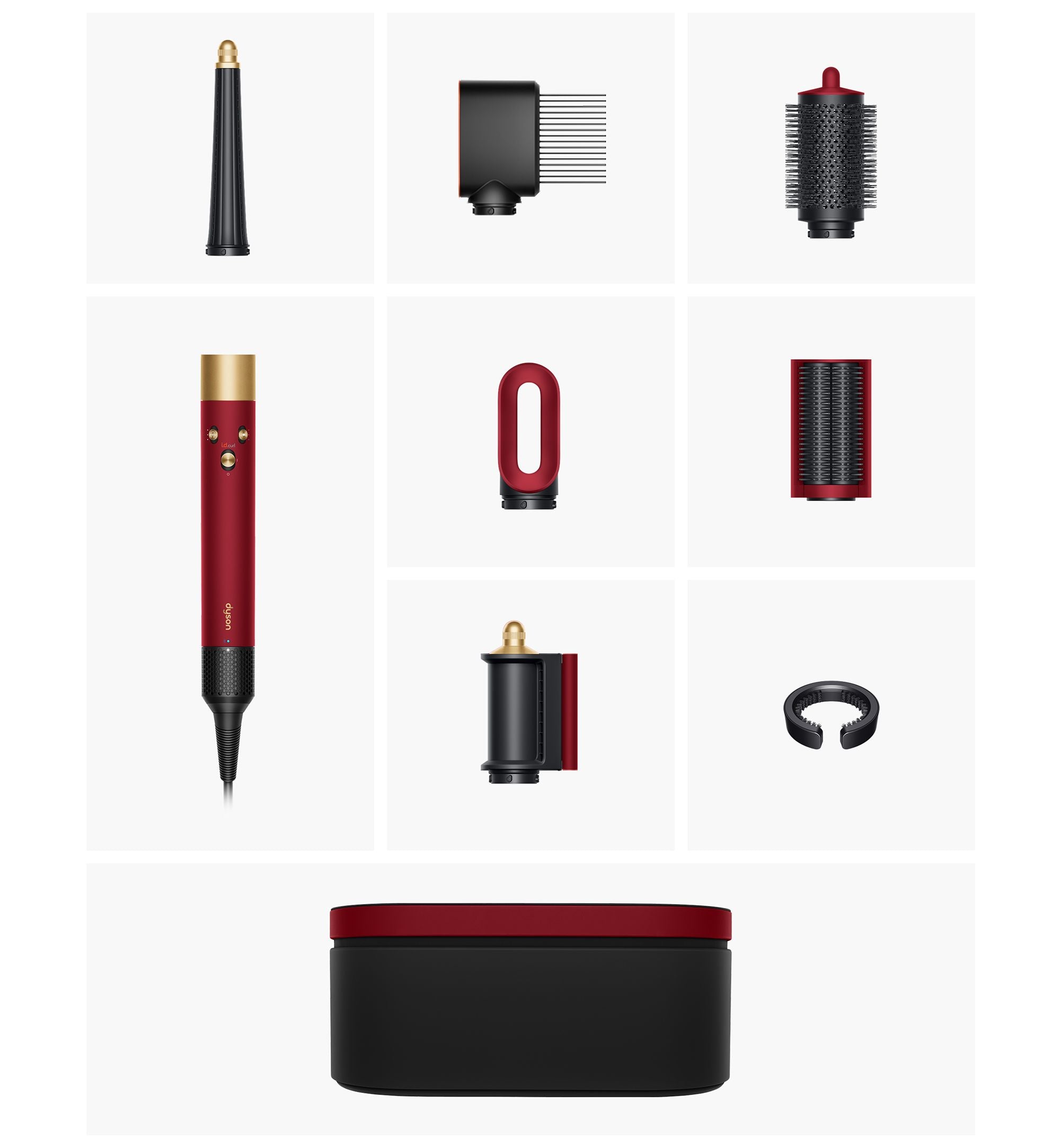 Dyson Airwrap i.d. Multi-Styler & Dryer Red Velvet/Gold