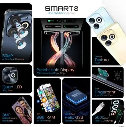 Infinix Smart 8 64GB 4GB