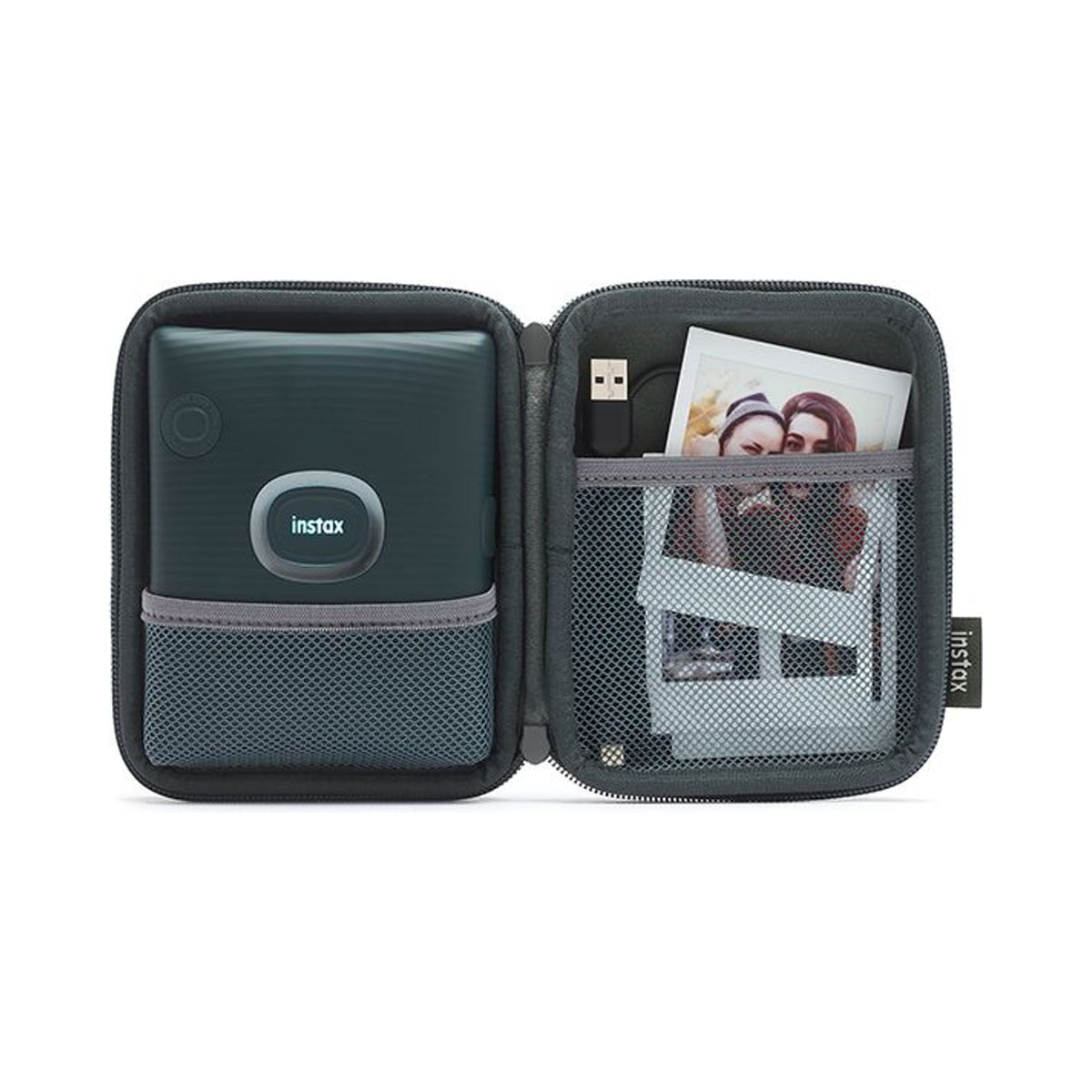 Fujifilm Instax SQUARE Link Printer Case Midnight Green 1