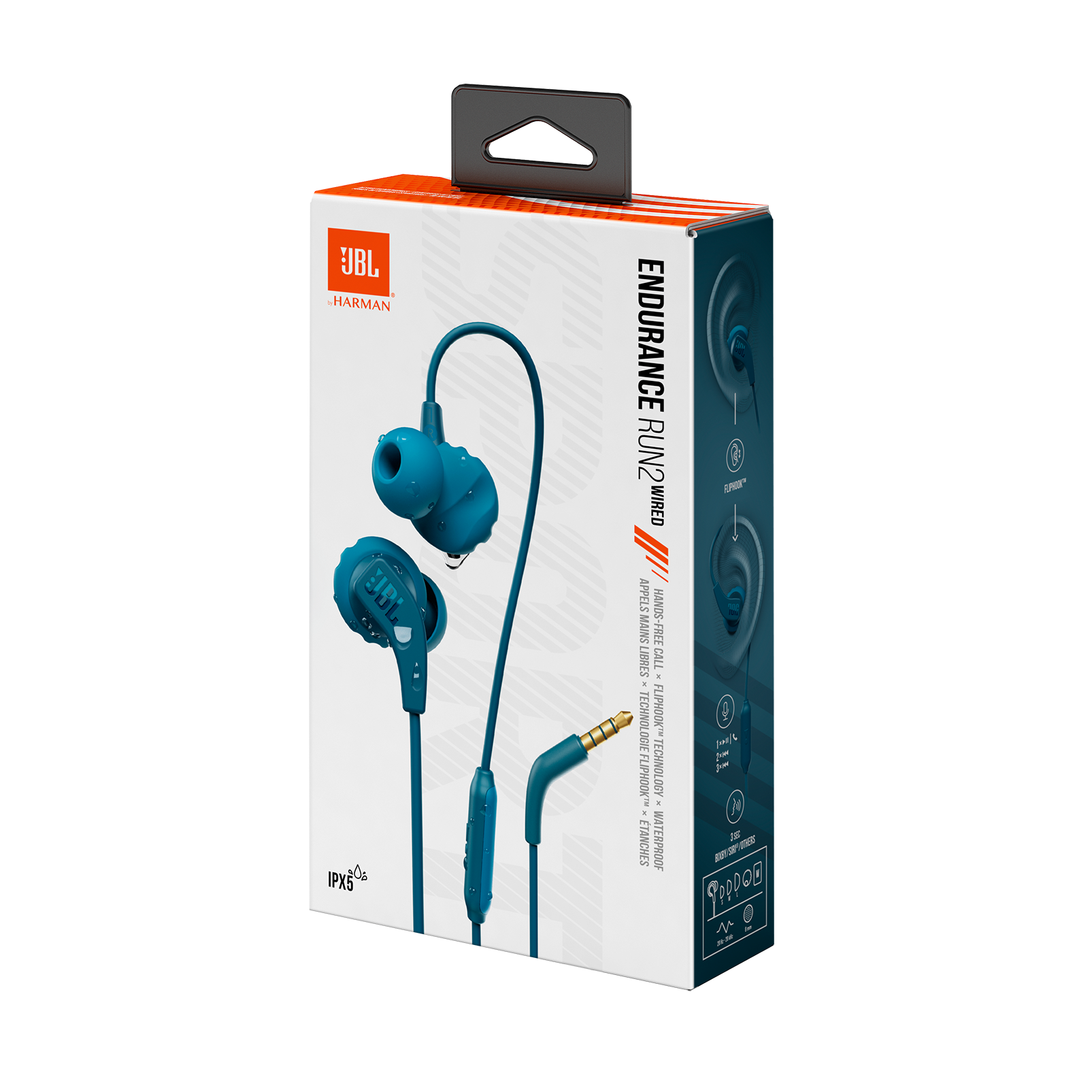 JBL Endurance Run 2 Wired Blue