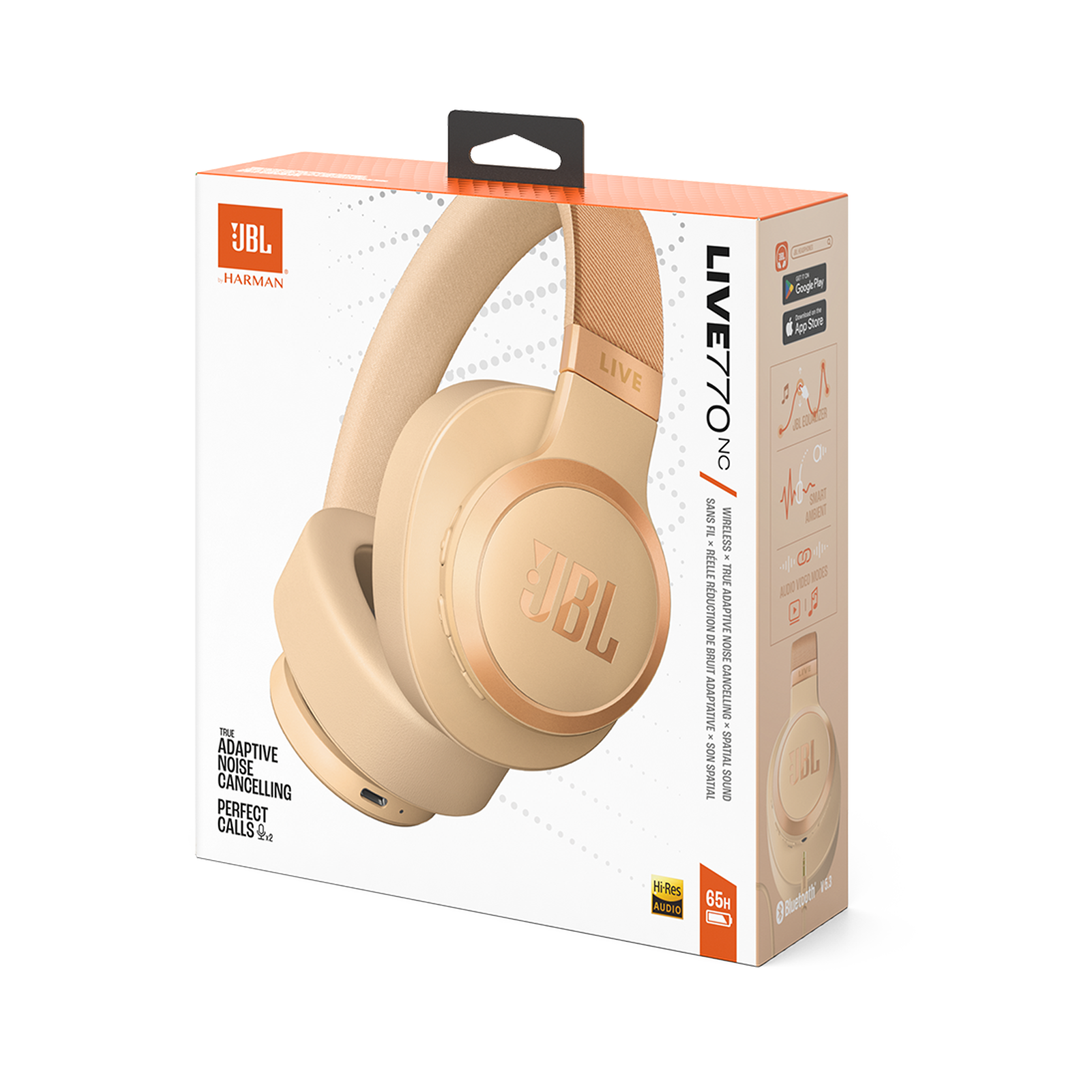JBL Live 770NC Sandstone