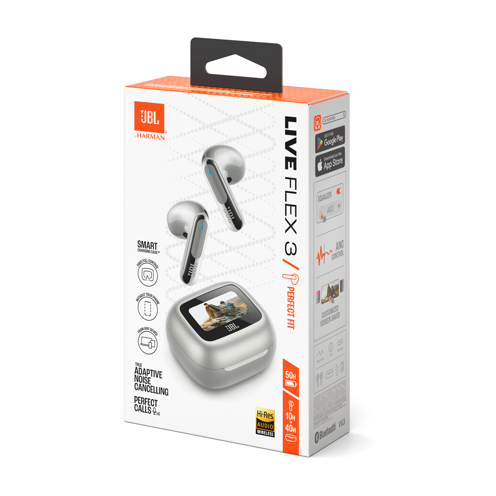 JBL Live Flex 3 Silver