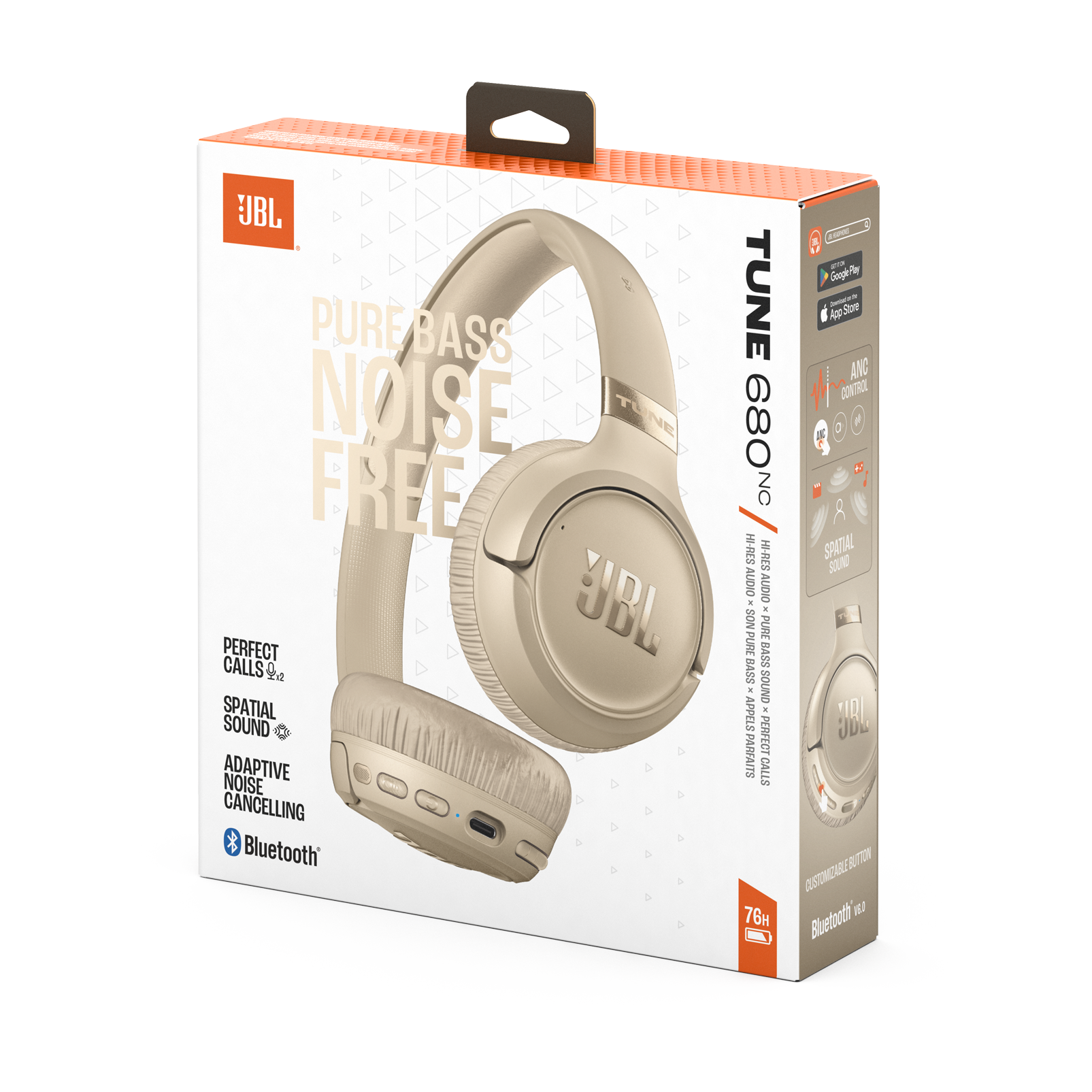 JBL Tune 680NC Beige