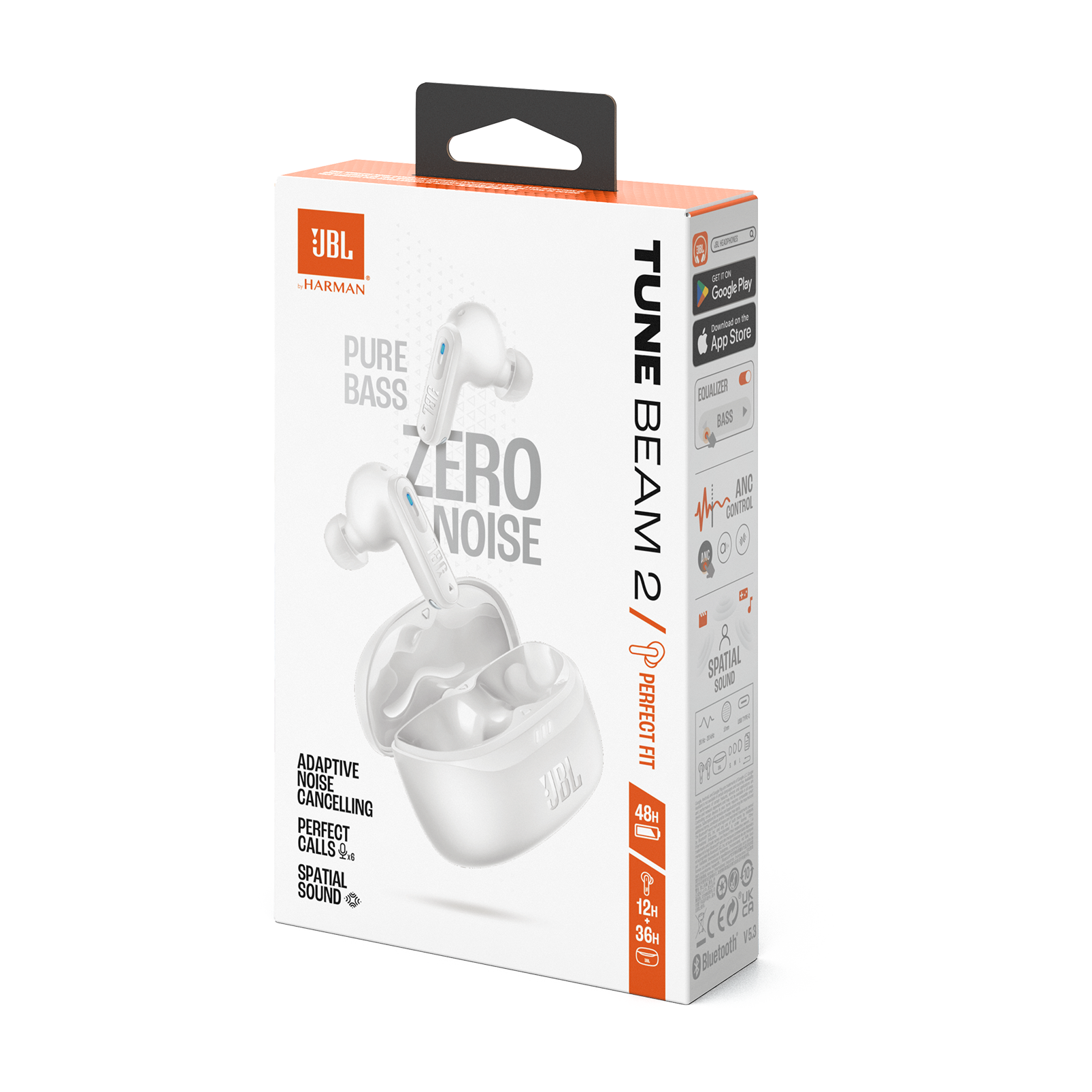 JBL Tune Beam 2 White