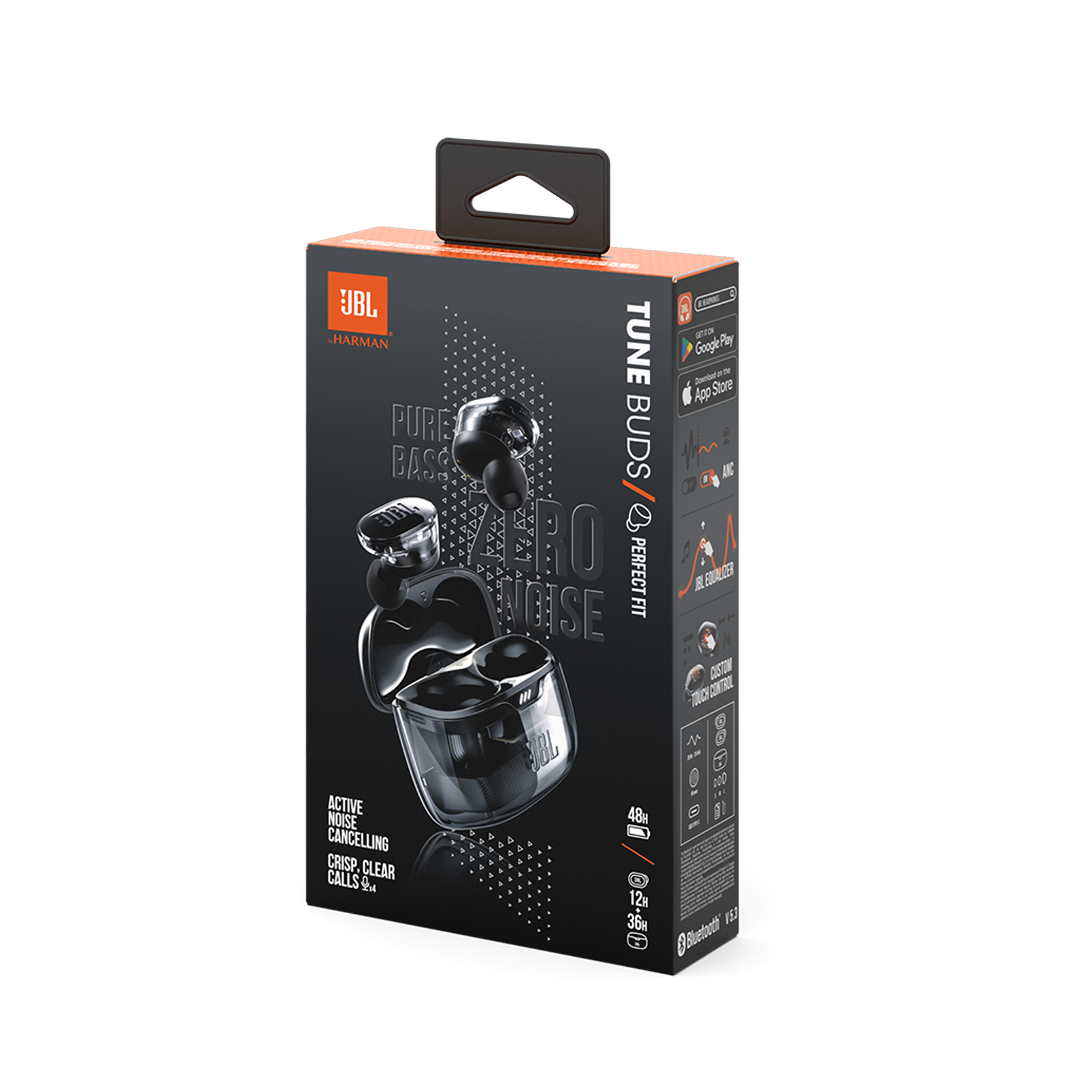 JBL Tune Buds Ghost Edition Ghost Black