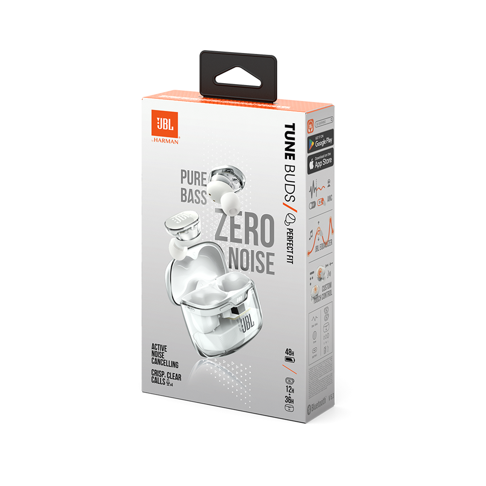 JBL Tune Buds Ghost Edition Ghost White