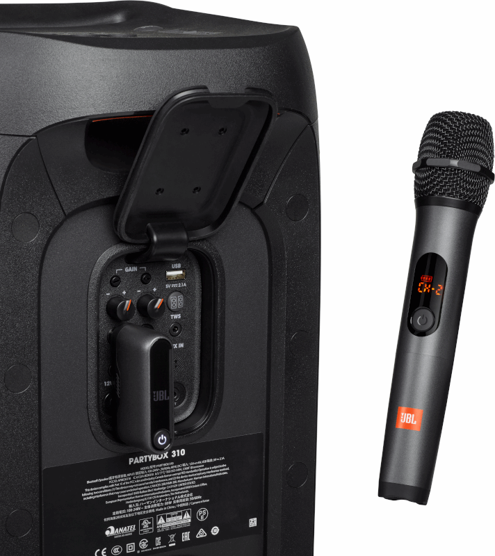 JBL Wireless Microphone Set Wireless Two Microphone System features