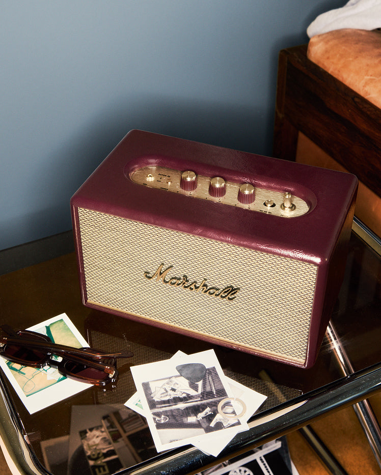 Marshall Acton III Wireless Speaker Burgundy
