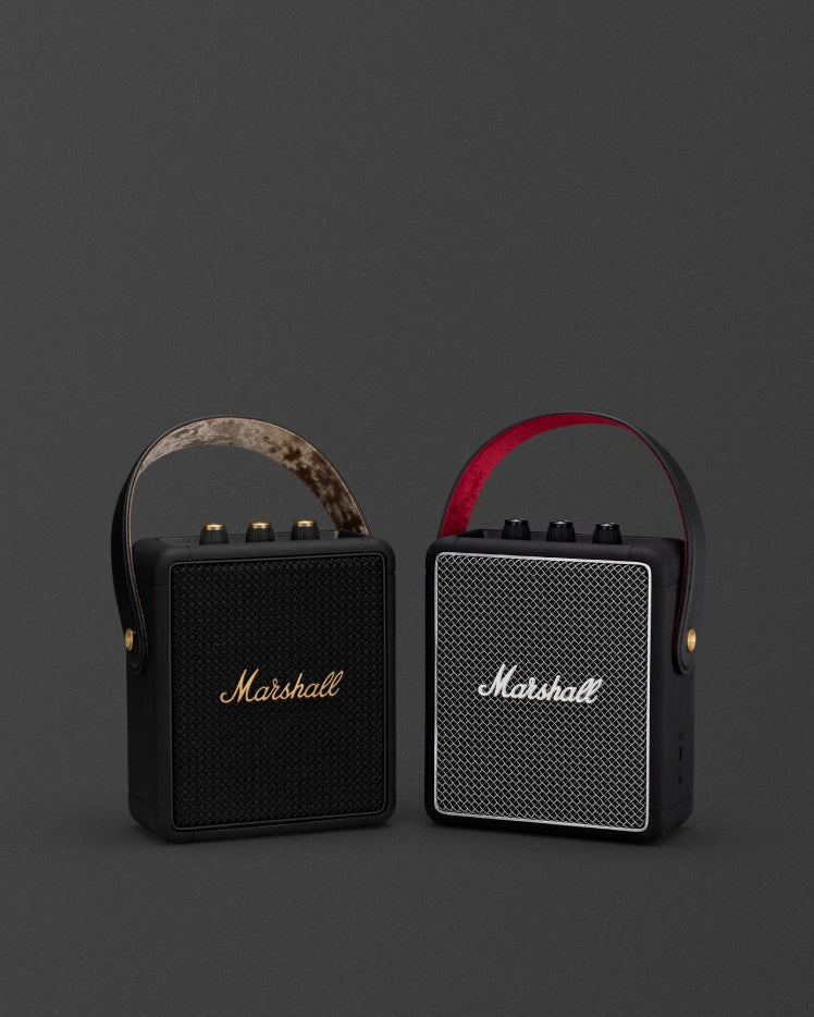 Marshall Stockwell II Portable Speaker Black And Brass