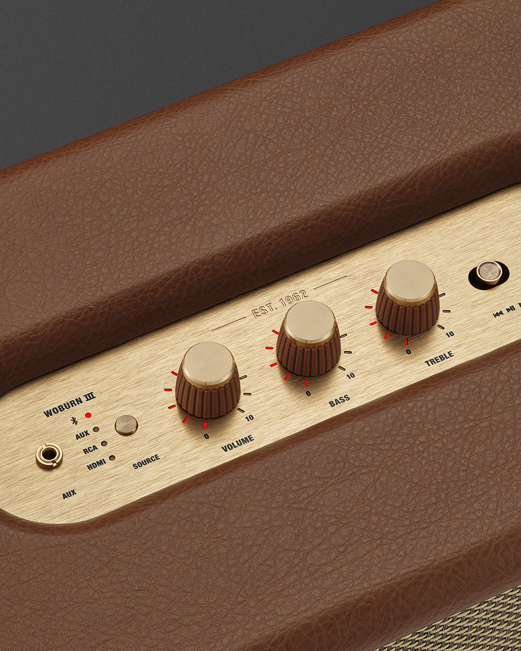 Marshall Woburn III Wireless Speaker Brown