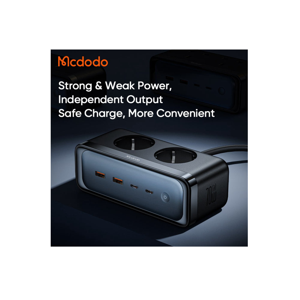 Mcdodo 6 in 170W GaN Lightning Protection Power Strip