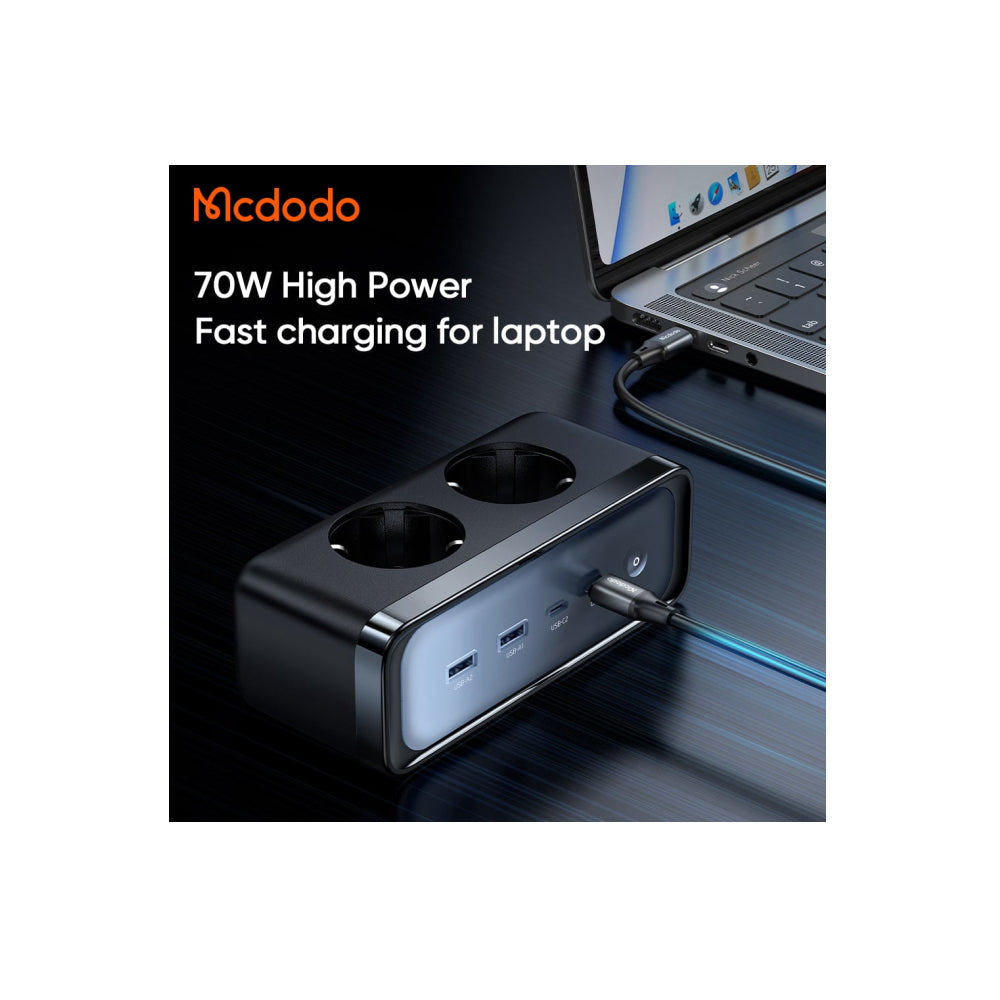 Mcdodo 6 in 170W GaN Lightning Protection Power Strip