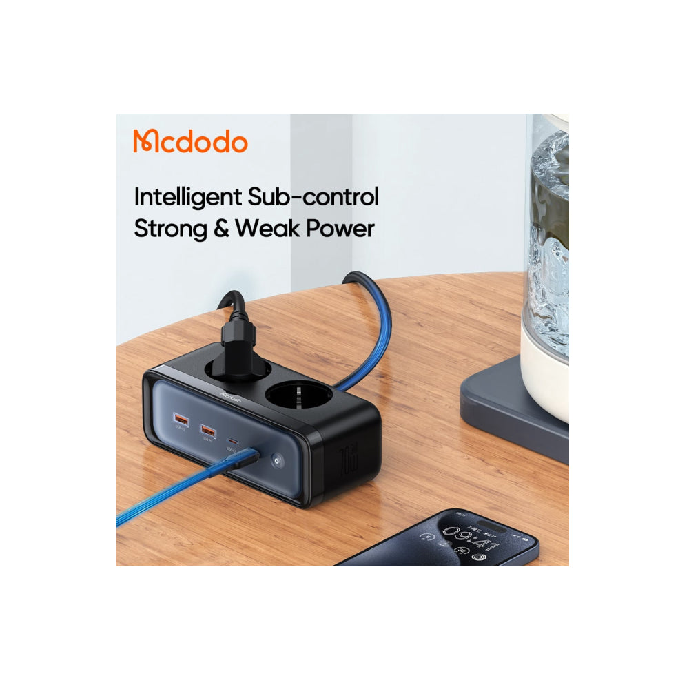 Mcdodo 6 in 170W GaN Lightning Protection Power Strip