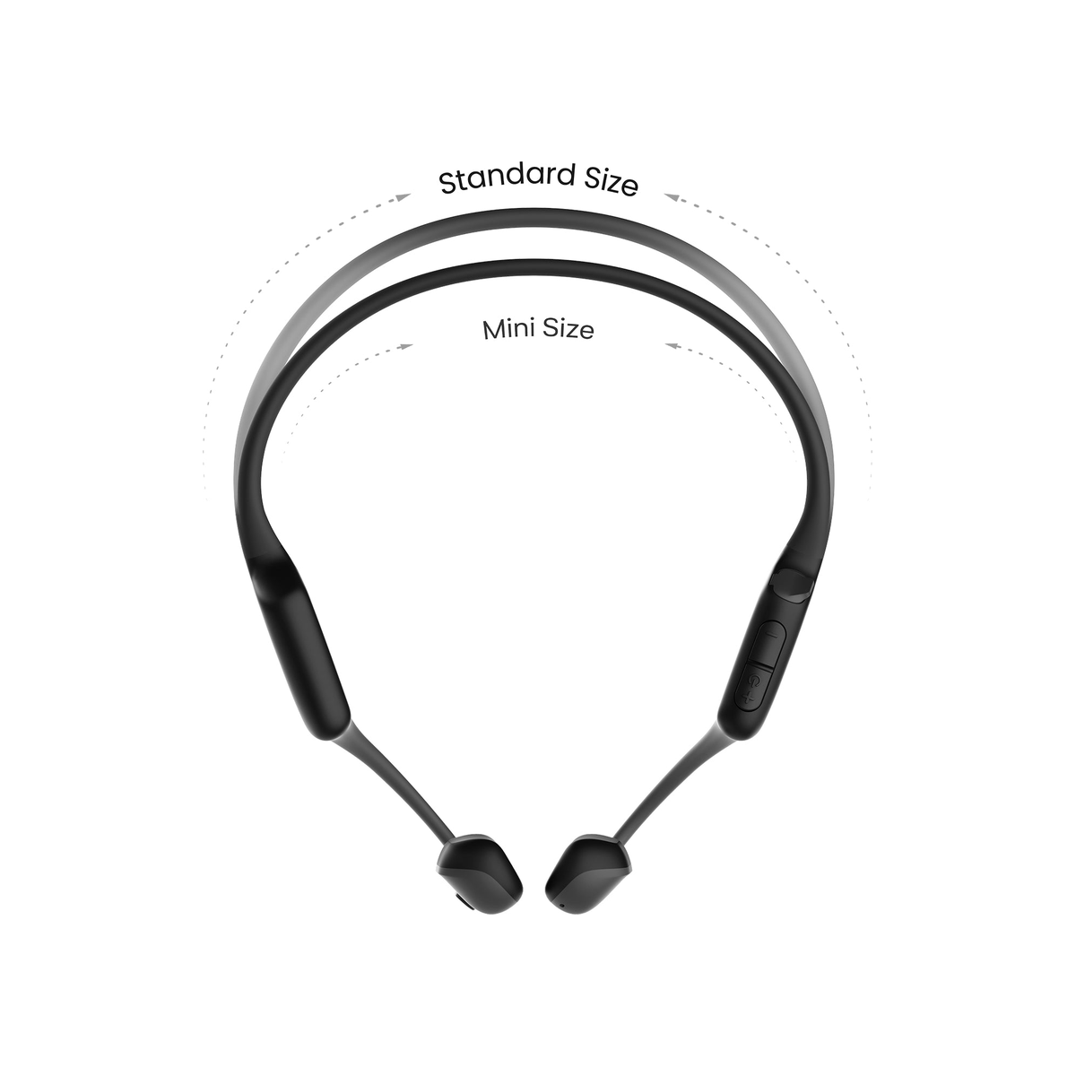 Shokz OpenRun Air 2 Bone Conduction Headphones Black
