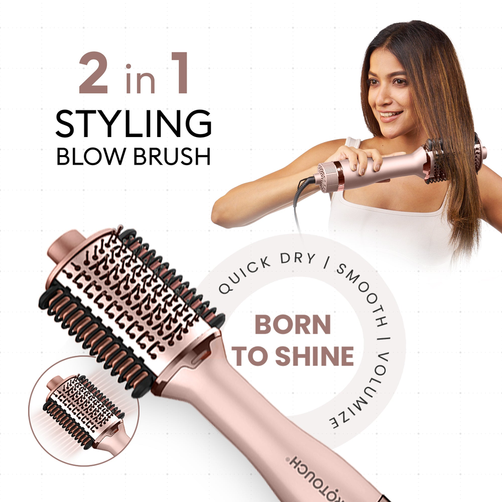 PROTOUCH Born To Shine 2-in-1 Styling Blow Brush