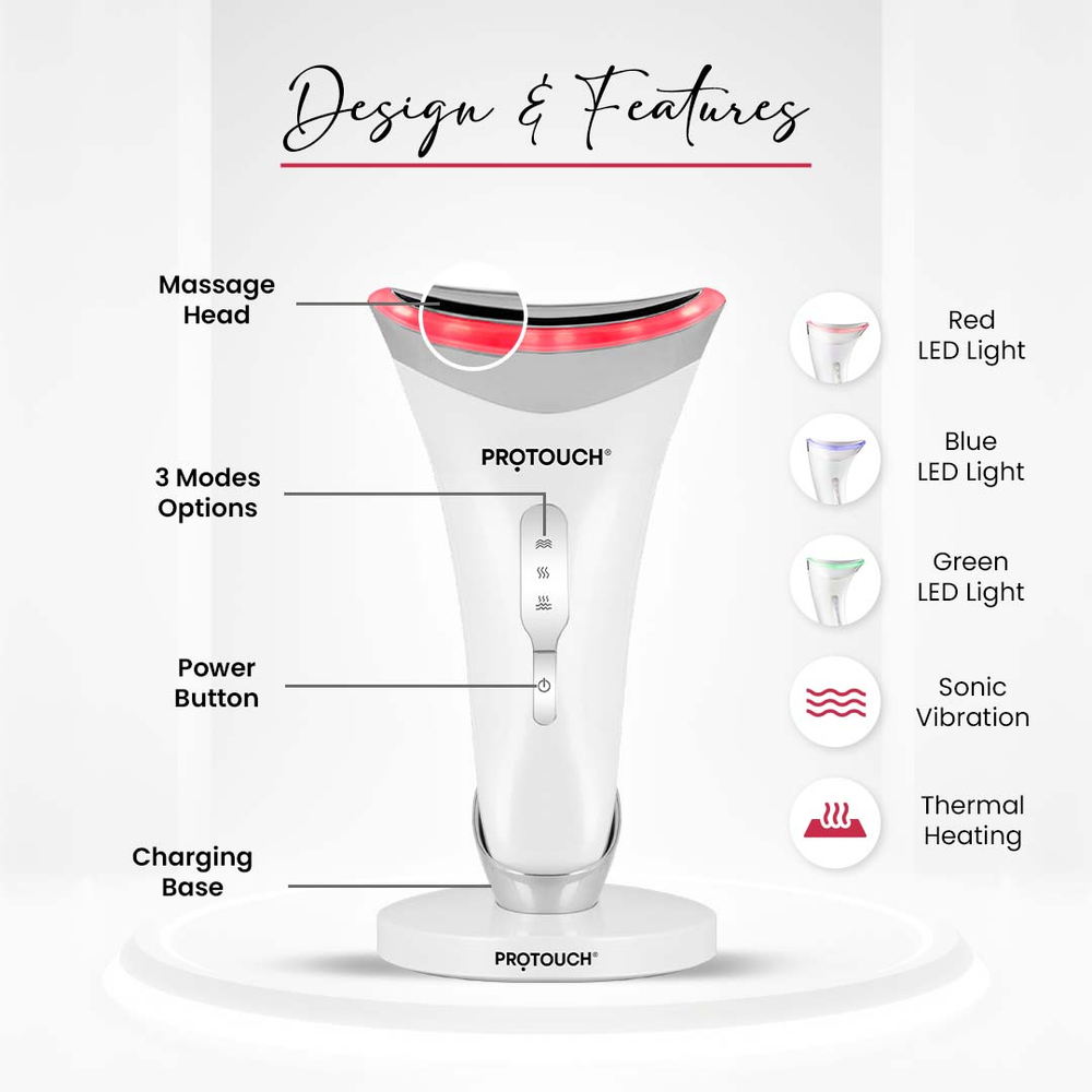 PROTOUCH Skin Lift Combo | Skin lift Device New and Improved & Recovery Drops | Anti ageing, Bright & Firm Younger Looking Skin
