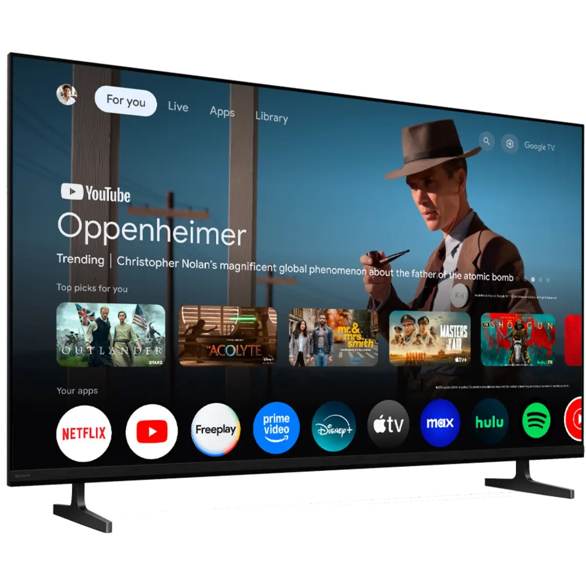Sony BRAVIA 2 II 43-inch Class 4K HDR LED Google TV (2025)