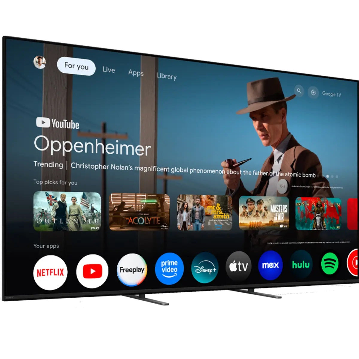 Sony BRAVIA 5 55-inch Class Mini LED 4K HDR Google TV (2025)